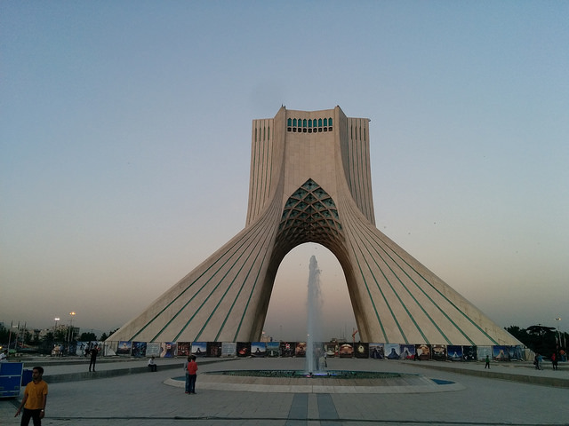 Azadi Tower, Tehran, Iran (photo by Michael Bumann)