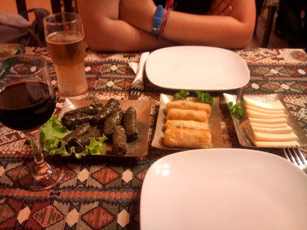 Armenian Dinner (photo by author)
