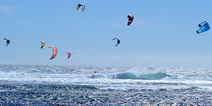 Kite Surfing in Ada Bojana