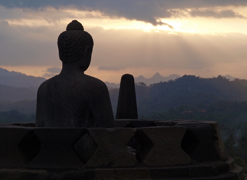 religious pilgrimages Borobudur Indonesia