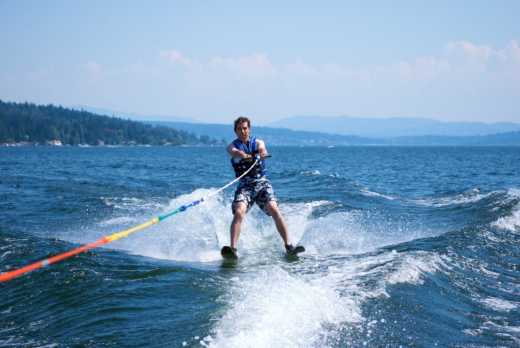 water skiing