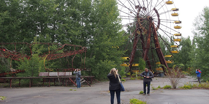 Abandoned city of Pripyat (Photo by Clay Gilliland)