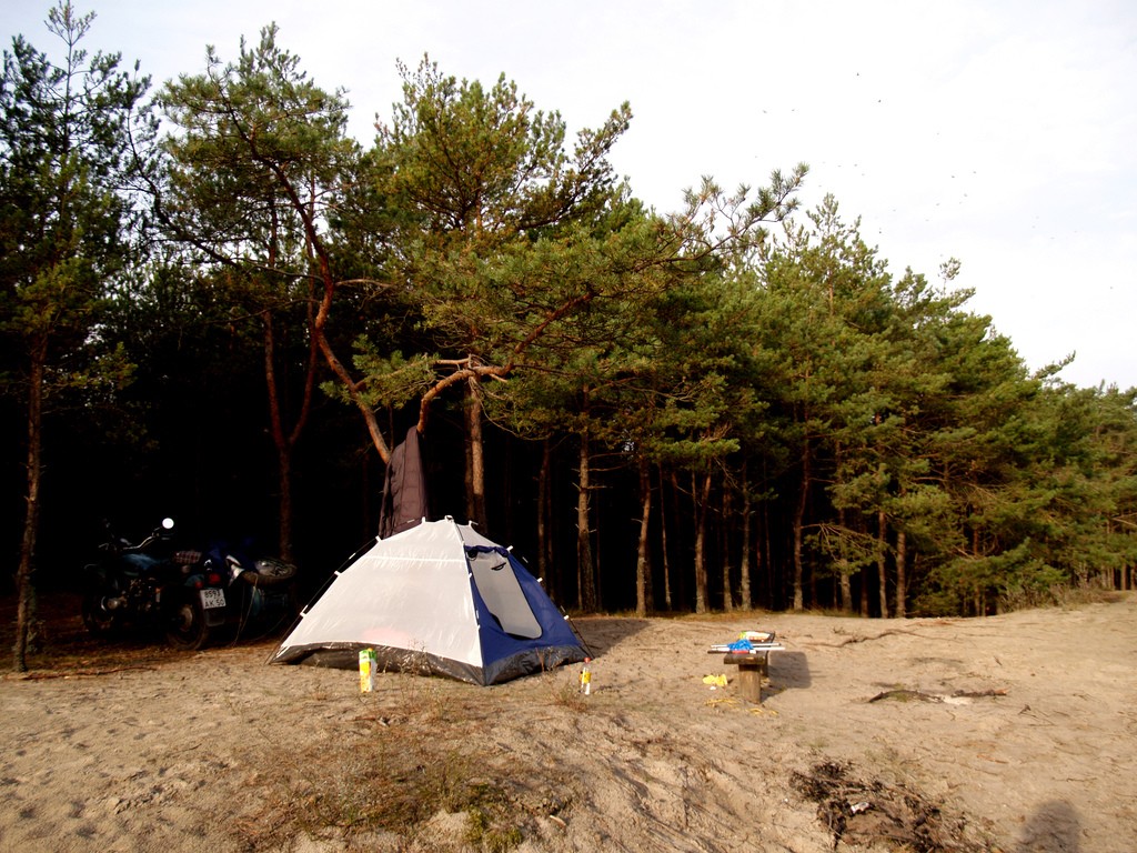 Camping on the Curonian Spit (photo by k.ivoutin)