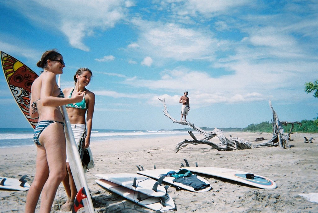 Surfing in Costa Rica (photo by Richard Kelland)
