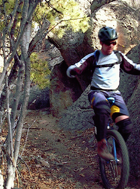 Mountain Unicycling (photo by rockychrysler)