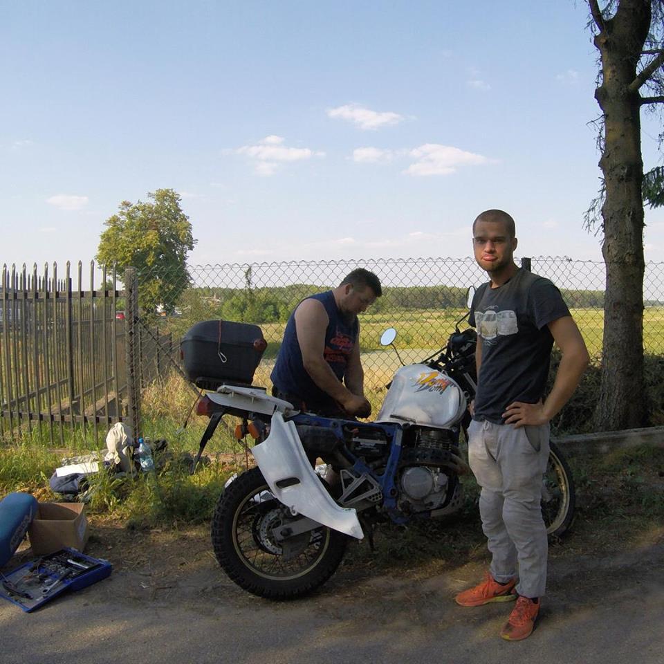 crossing the balkans on a motorbike