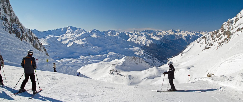 skiing in Austria