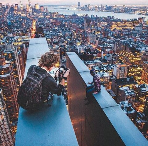 Urban Alpinists and Rooftoppers