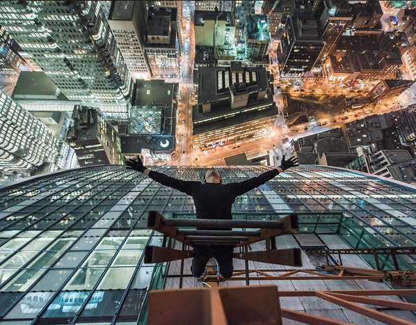 urban alpinists and rooftoppers