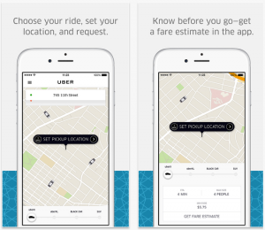 Uber travel apps