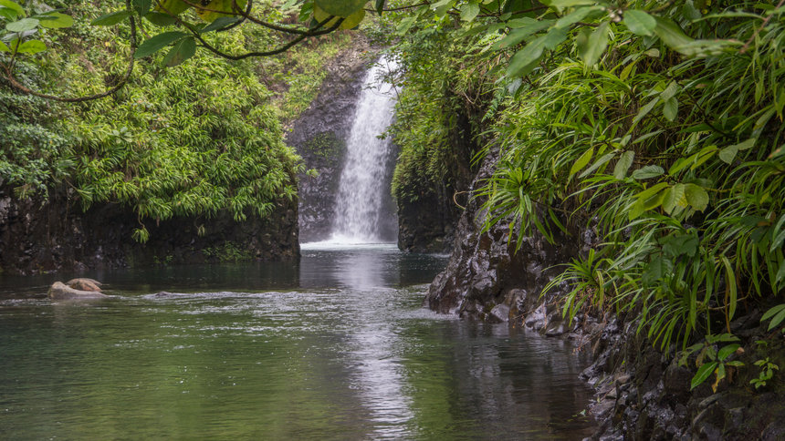 Taveuni Island waterslide