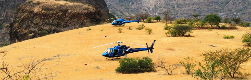 helicopter safari Ethiopia