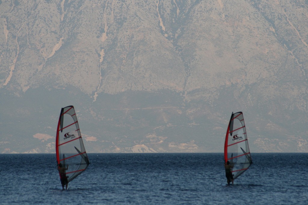 windsurfing