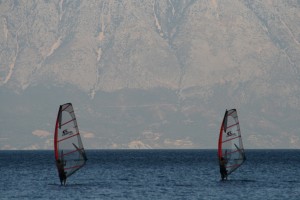 windsurfing