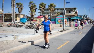 rollerblading